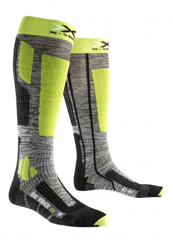 Men's socks X-SKI SOCK RIDER Lime Green